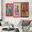 Retro Stamp Tribute To Keith IV - Transitional Art Set Of 3 Pieces-1958813113-1958813112