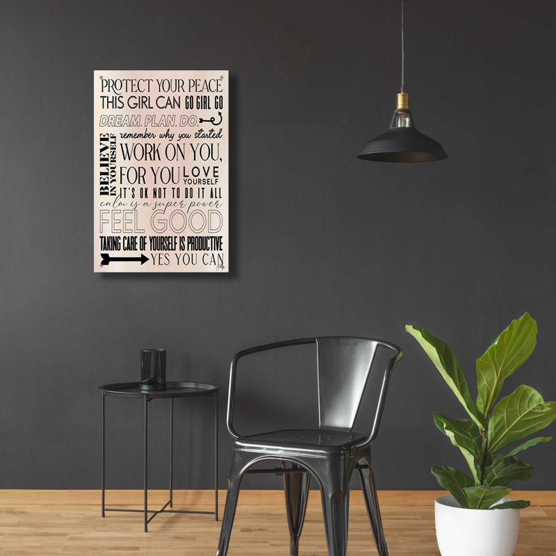 «A Feel Good Reminder» par Yass Naffas Designs, art mural en verre acrylique, H 36 po x l 24 po x P 0,2 po
