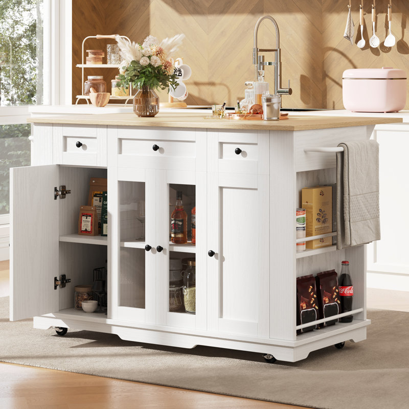 Kitchen Cart, White