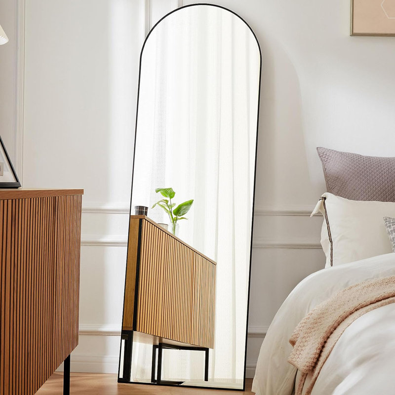 Floor Mirror, Black