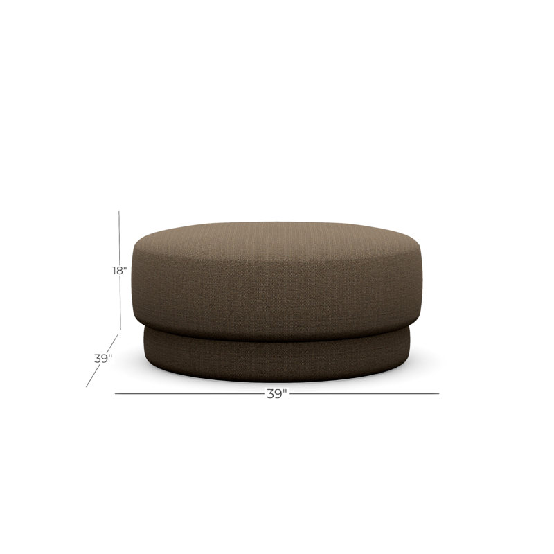 Cremini Large Ottoman, Sugar Shack 120511