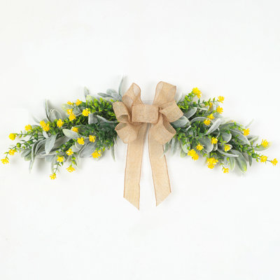 Easter Colorful Flower Bows Decoration Door Lintel Home Decoration Pendant