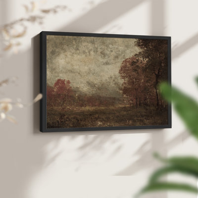 Paysages rétro-DLxxxv - reproduction encadrée - réversible