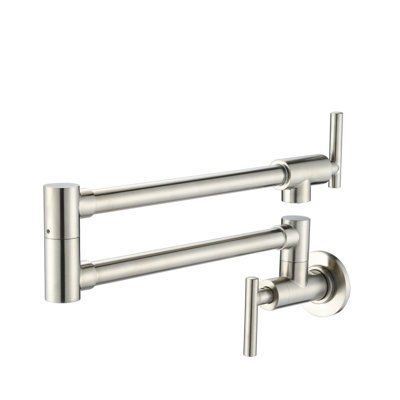 Wall Mount Folding Kitchen Pot Filler Faucet