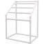 Porte-serviettes de piscine, 5 barres, organisateur de rangement extérieur en PVC Trapedozal-108988704