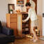 Armoire à chaussures moderne et simple