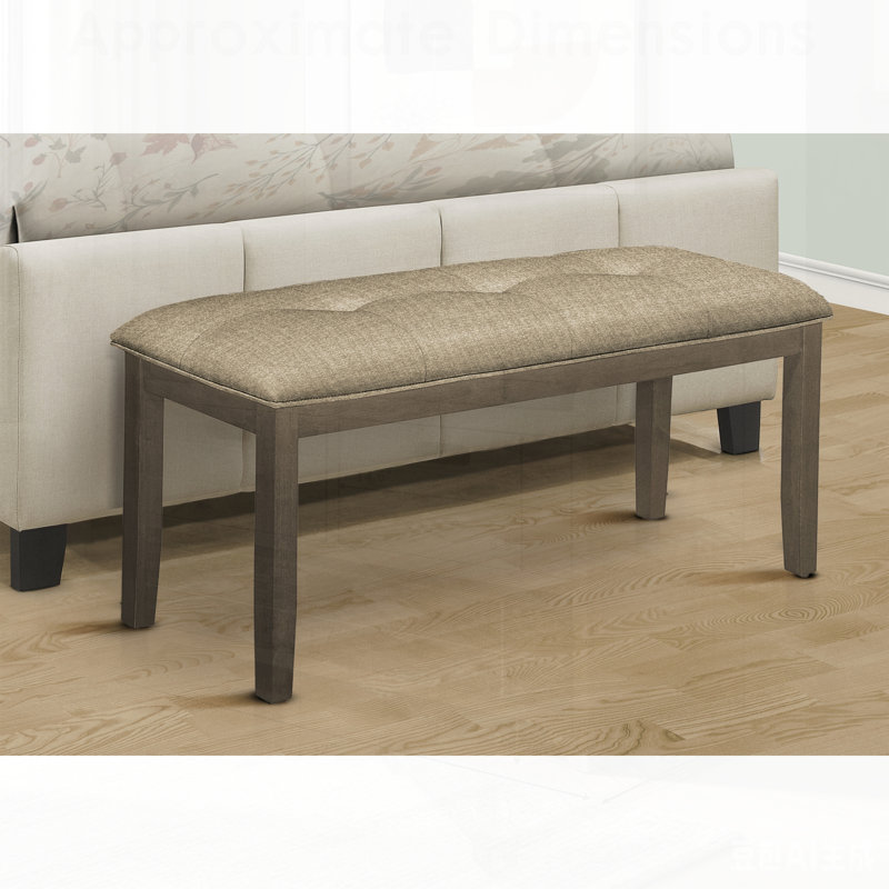 Polyester Upholstered Storage Bench