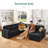 Epping Chasidi U-Shaped Sleeper Sectional Tufted Sofa Bed with Storage Chaise-98704081