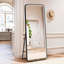 Miroir pleine longueur à DEL avec éclairage à intensité variable, commandes tactiles intelligentes, convient à de multiples façons d'installation et à divers espaces