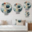 Horloge murale Spiral Miracle Of Cosmic Delight-93383898
