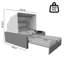 130cm Wide Straight Steel Patio Daybed-1190970617