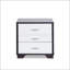 Table d'appoint blanche et noire