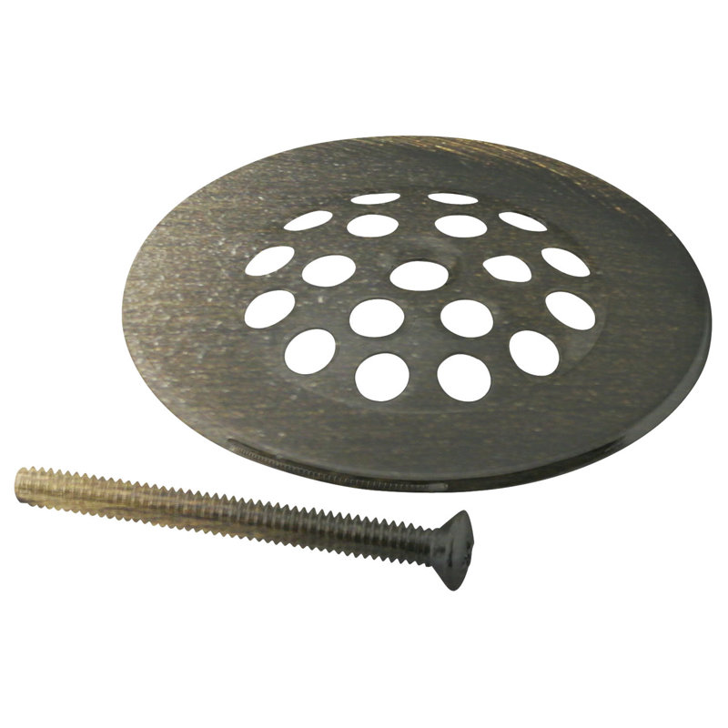 2-7/8" Beehive Style Bathtub Strainer Drain Cover, Antique Brass