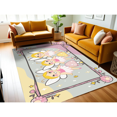 Tapis fantaisie East Urban Home