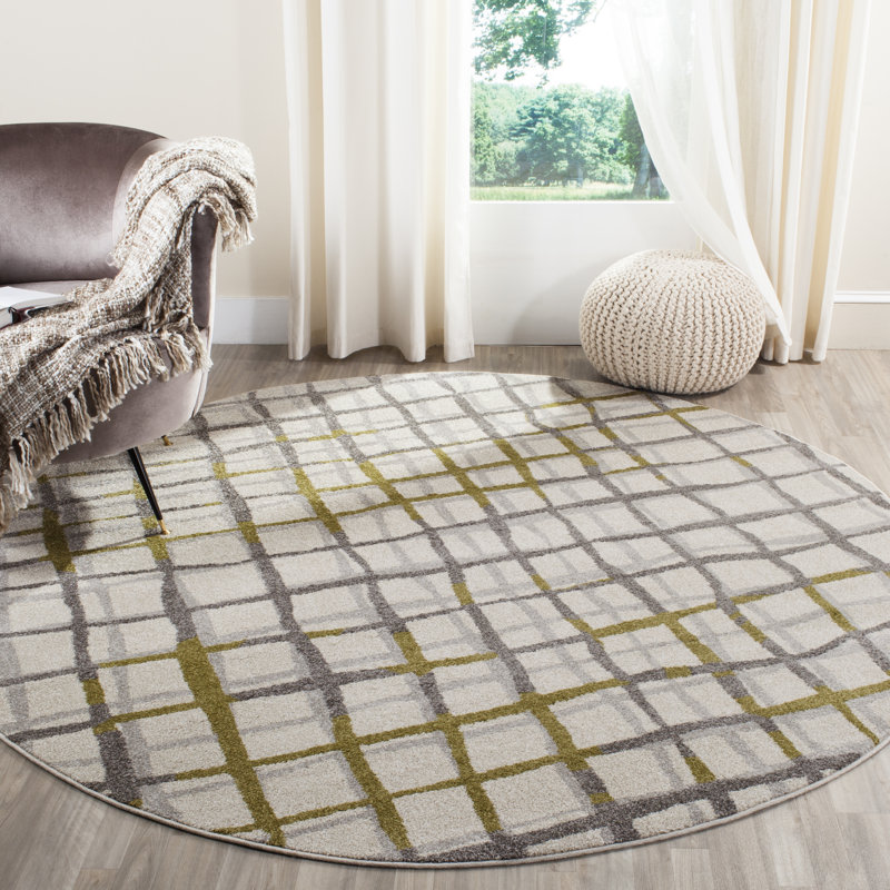 Seto Performance Abstract Rug, Round 7'