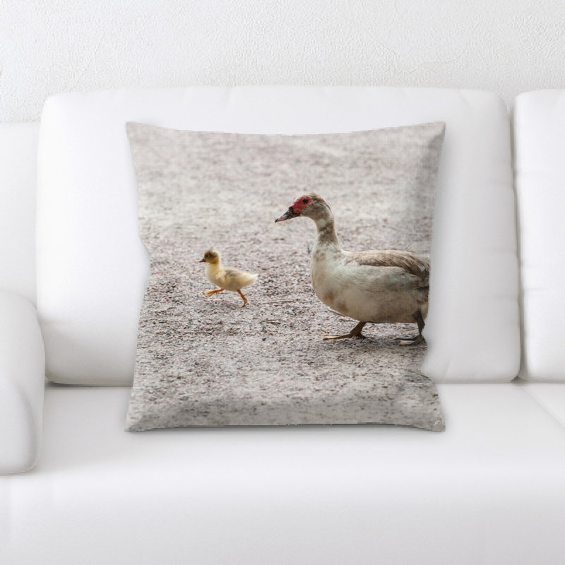 Microsuede Throw Pillow