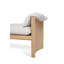 Katelyn White Oak Bench