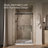 Levity Plus Less Sliding Shower Door, 81-5/8 In. H X 44-5/8 - 47-5/8 In. W, With 3/8 In.-Thick Crystal Clear Glass-71812640