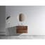 Wall Mount 30" Bathroom Vanity With Ceramic Sink And Three Faucet Holes, Offering Timeless Elegance And Enhanced Functionality.-110488755