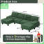 Canapé modulaire rembourré 2 pièces Struckle-1470655781