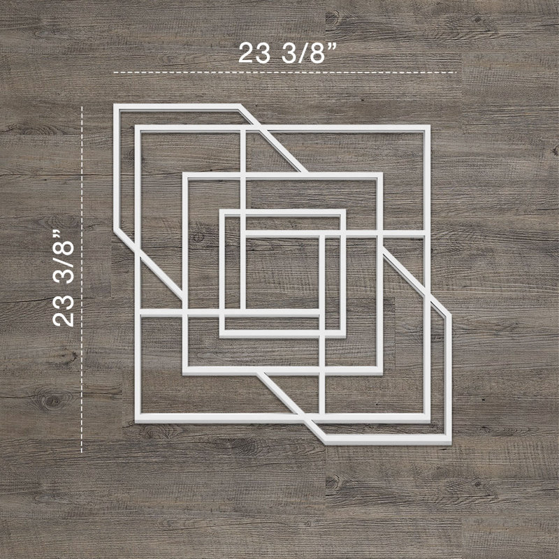 Panneau mural Norwood, 3/8", Petit (l 11 3/8 po x H 11 3/8 po), PVC de qualité architecturale