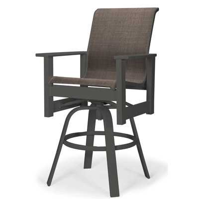 Leeward MGP Sling Bar Height Swivel Arm Chair by Telescope Casual