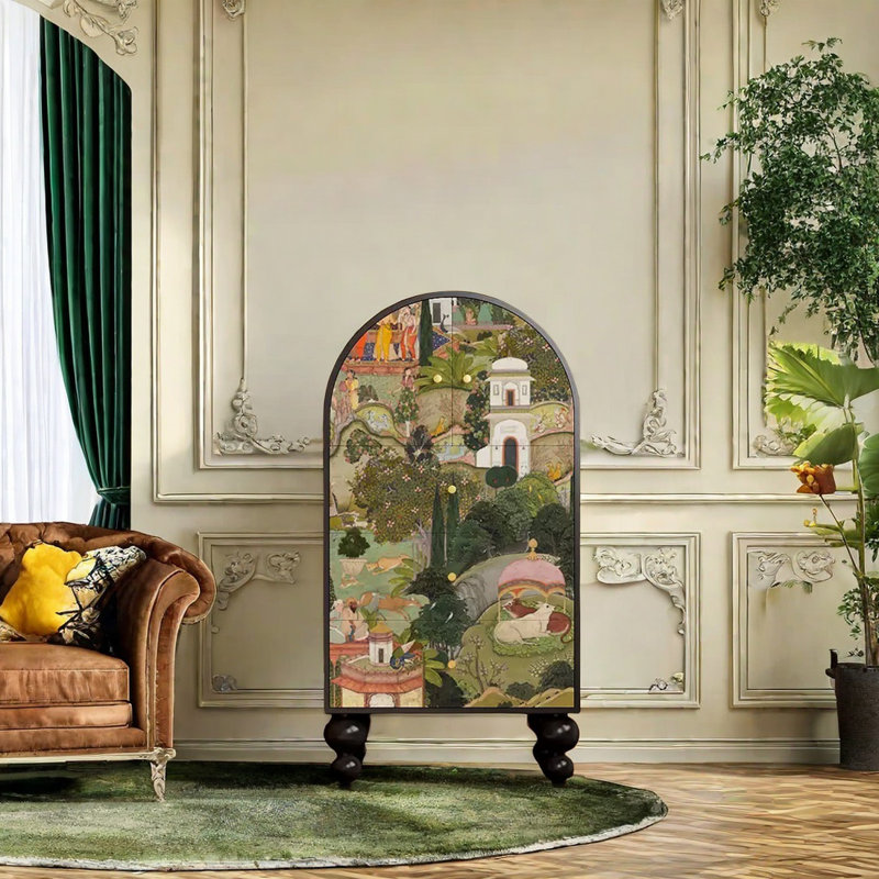 Commode d'appoint multifonctionnelle à cinq tiroirs.