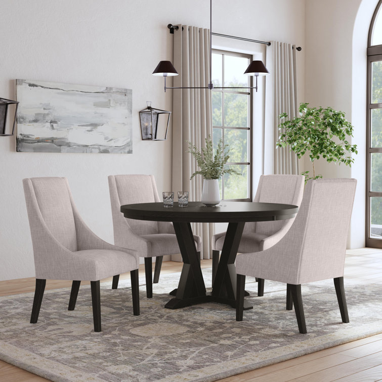 Lattice Round 5PC Dining Set