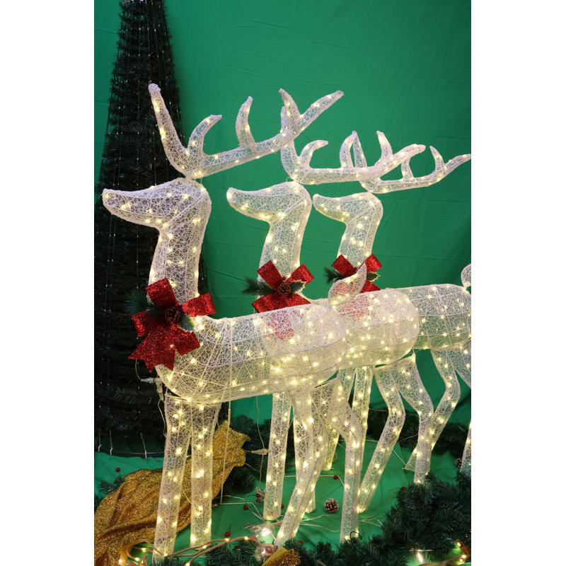 Décoration de cerf illuminé Chftmas