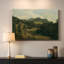 Paysage boisé / contreforts alpins-Art contemporain sur toile tendue-Gauermann-c. Milieu du 19e siècle-1603076198