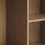 Armoire d'appoint rare avec base en bois de noyer naturel et base en métal: placage brun, base, option de rangement