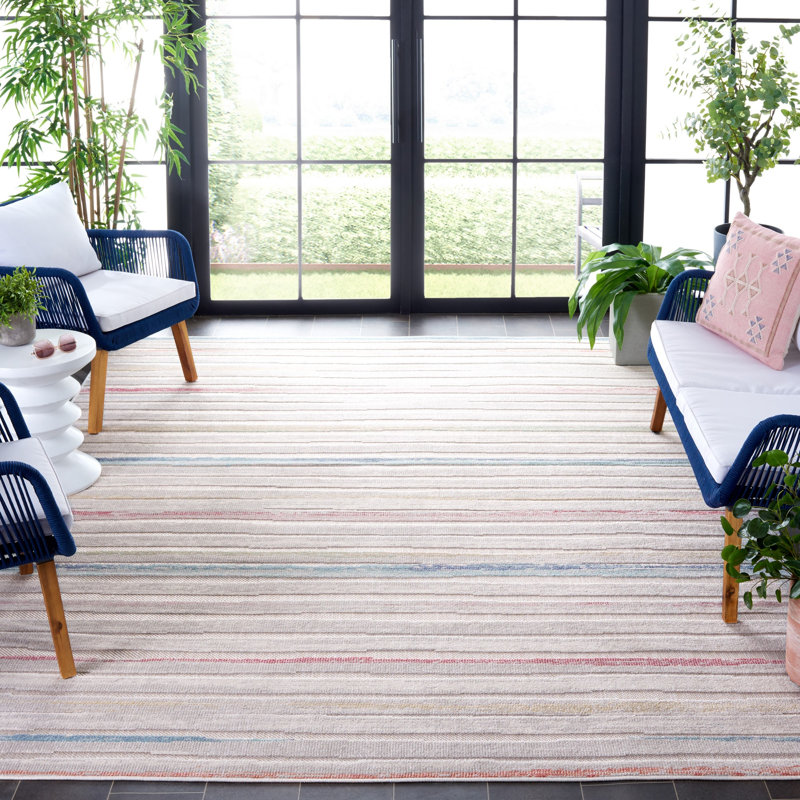Cabana Performance Abstract Indoor/Outdoor Area Rug, Rectangle 8' x 10'