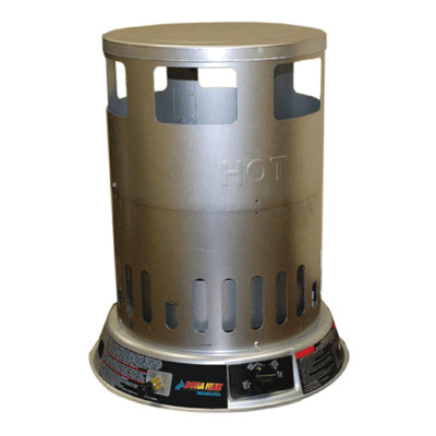Chaufferette à convection portative au propane Reddy Heater, 200 K BTU, argent - LPC200