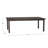 Club Aluminum Rectangular Dining Table - Mahogany-36211623