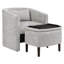 Fauteuil demi-tonneau avec repose-pieds Elha-1057887948