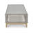 Sebastin Rectangular Glass Outdoor Coffee Table , 28 " W 49.88 " D