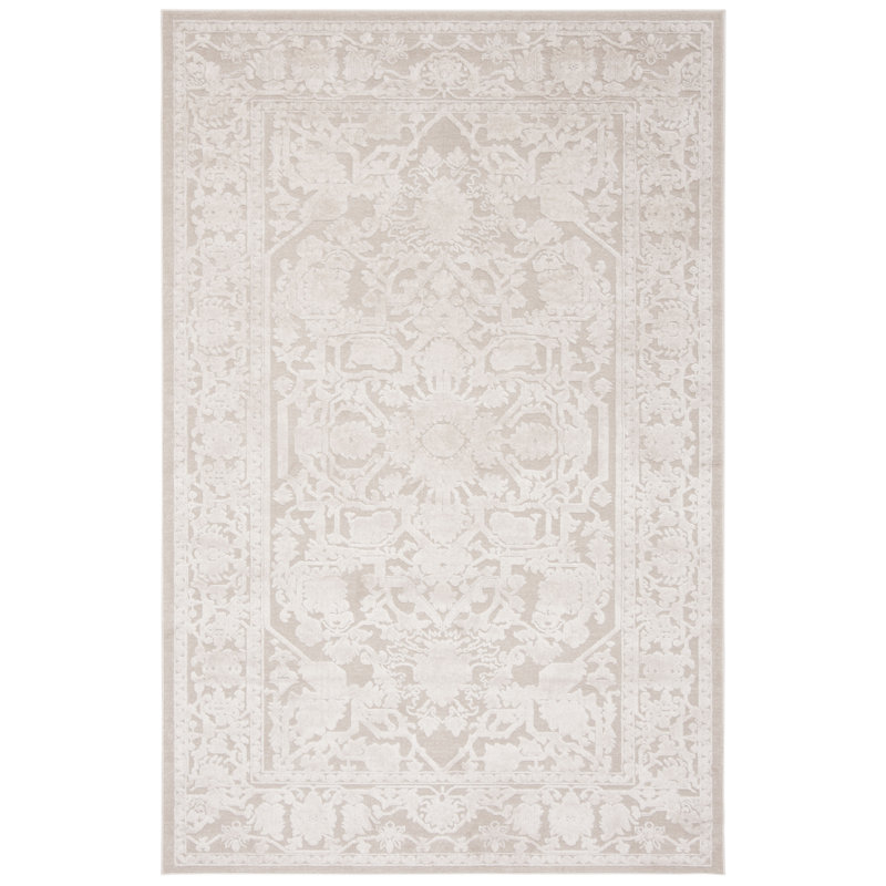 Reflection Oriental Area Rug In Creme / Ivory, Rectangle 183cm x 274cm