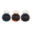 Searle Modern & Contemporary Analog Stainless Steel Quartz Alarm Tabletop Clock in Blue/Orange/Purple