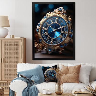 Clock Opulent Timepiece I " Clock Opulent Timepiece I "