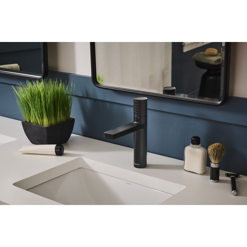 Robinet pour salle de bain à poignée simple Ruvati Emilio, Noir