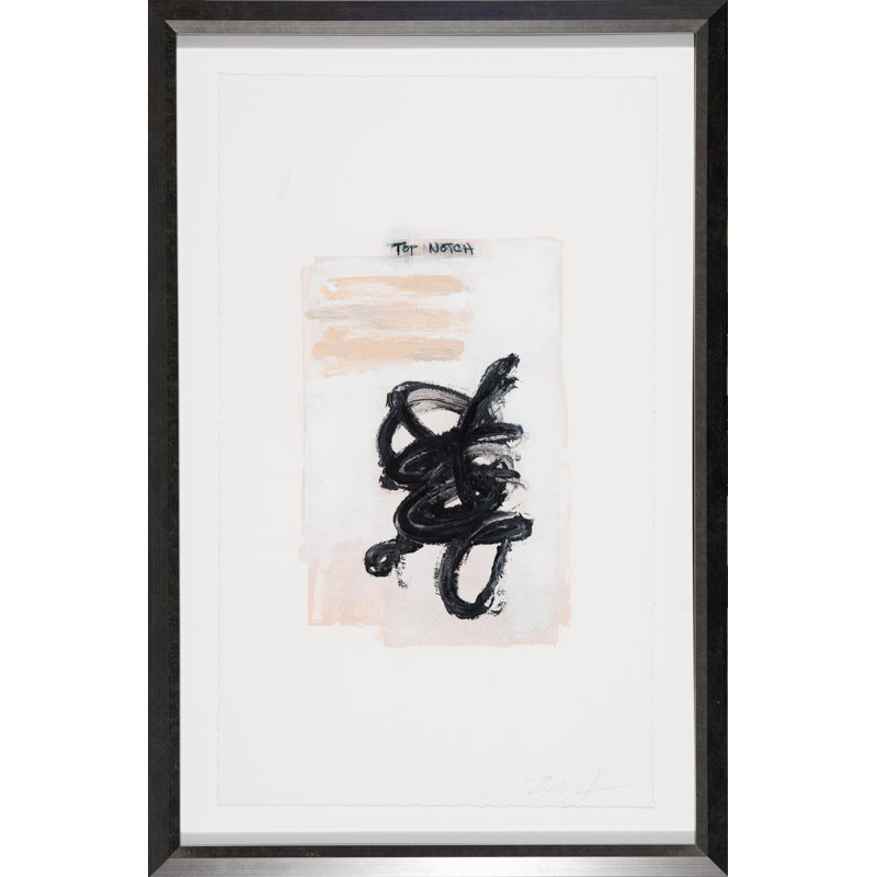 «School - Top Notch» par Robert Robinson - Reproduction d'art sur papier encadrée