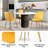 Velvet Upholstered Stacking Side Chair-748443228