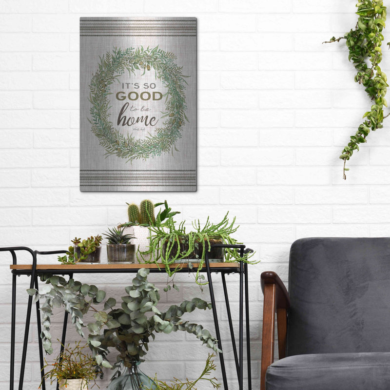 «It's So Good Wreath» par Cindy Jacobs, art mural en métal, H 16 po x l 12 po