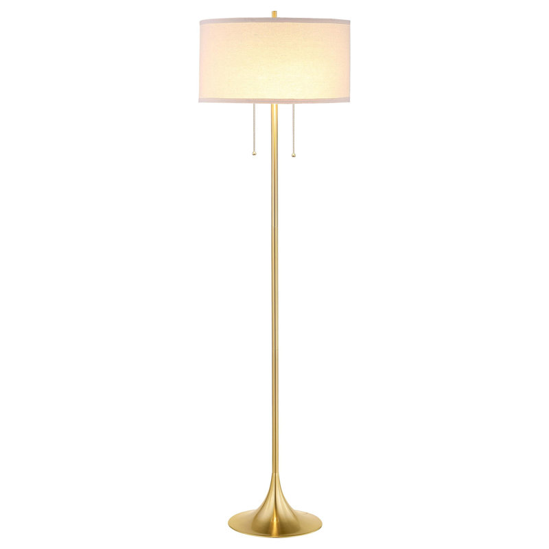 Lampe sur pied en métal Talarico