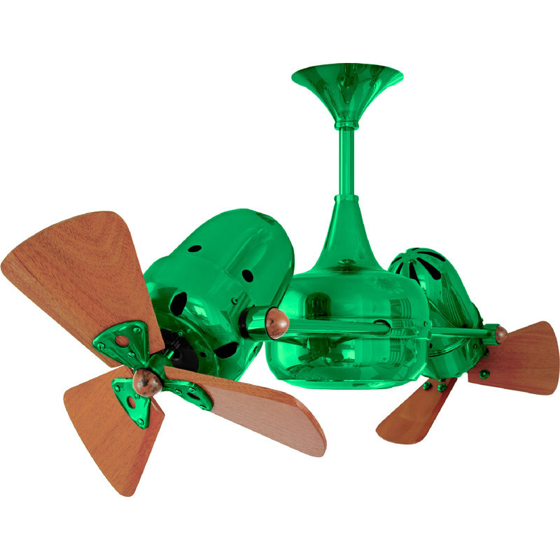36" Duplo-Dinamico 3 Blade Ceiling Fan, Esmeralda