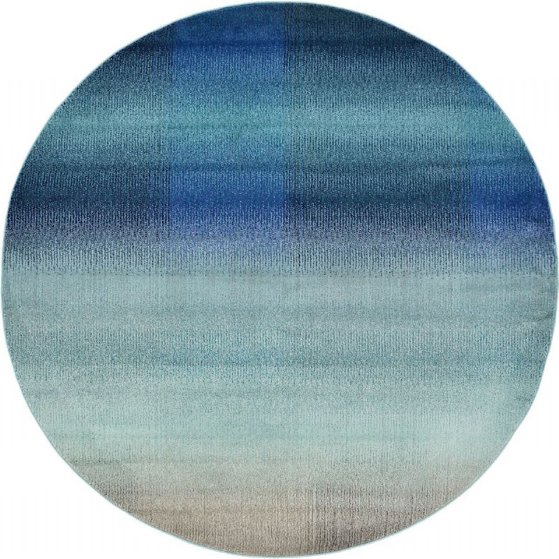 Abstract Indoor Rug, Round 8'