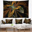 Tapisserie de motif fleur abstraite en couleurs-28498202