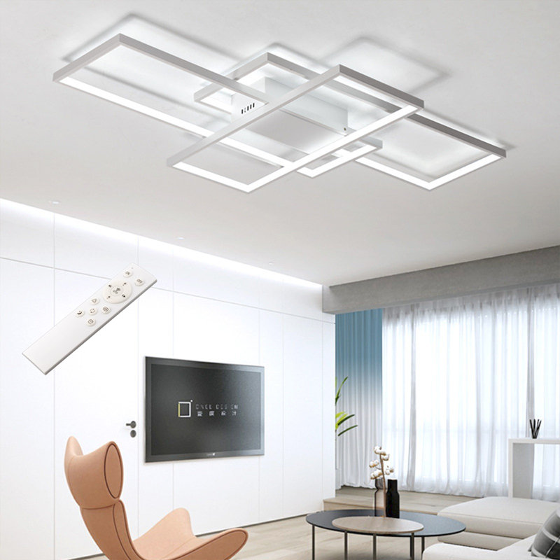Semi Flush Mount, White