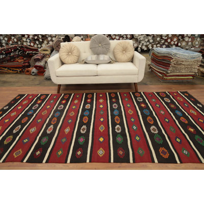 Vegetable Dye Kilim Turkish Area Rug 5x10