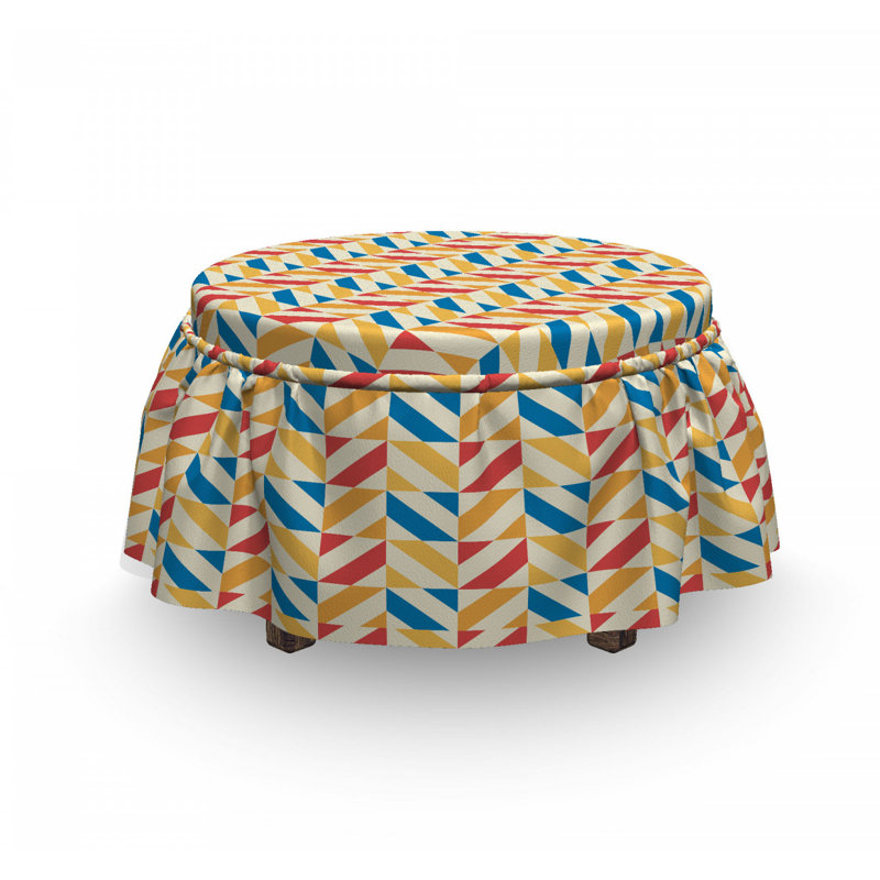 Box Cushion Ottoman Slipcover